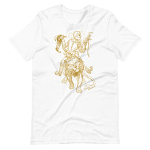 Load image into Gallery viewer, Scarecrow &amp; Cowardly Lion T-Shirt - Wizard of Oz Books - Vintage Illustration
