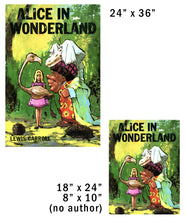 Load image into Gallery viewer, Alice in Wonderland 1966 Book Cover POSTER! (up to 24&quot;x36&quot;) - Vintage - The Duchess - Books - Lewis Carroll
