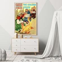 Load image into Gallery viewer, Vintage Children&#39;s Comic POSTER! (up to 24 x 36) - The Golden Goose - 1969 Classics Illustrated Junior - Nursery - Books - Reading
