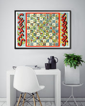 Load image into Gallery viewer, 1943 Chutes &amp; Ladders Board Game POSTER! (up to 24&quot; x 36&quot;) - Classic - Kids - Children
