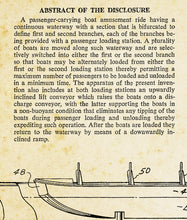 Load image into Gallery viewer, Vintage &quot;It&#39;s a Small World&quot; BOAT Patent Art Poster! (up to 24&quot; x 36&quot;) - 1965 - Fantasyland - Ride
