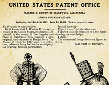 Load image into Gallery viewer, 1931 Minnie Mouse Patent Art POSTER! - Multiple Sizes - Early Image
