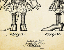 Load image into Gallery viewer, 1931 Minnie Mouse Patent Art POSTER! - Multiple Sizes - Early Image
