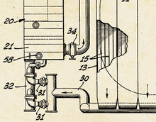 Load image into Gallery viewer, 1944 Ice Rink / Hockey Patent Art POSTER! (up to 24&quot; x 36&quot;) - Skating - Zamboni
