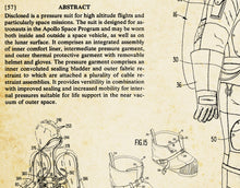 Load image into Gallery viewer, NASA 1968 Apollo Space Suit Patent Art POSTER! (up to 24 x 36) - Astronaut - Moon - Apollo 13
