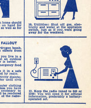 Load image into Gallery viewer, 1955 Atomic Age Info Brochure POSTER! (24&quot; x 36&quot; or smaller!) - Nuclear - Fallout Shelter - Bomb - WW2 - Vintage
