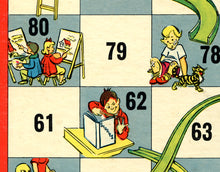 Load image into Gallery viewer, 1943 Chutes &amp; Ladders Board Game POSTER! (up to 24&quot; x 36&quot;) - Classic - Kids - Children
