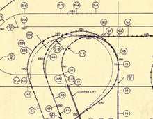 Load image into Gallery viewer, Space Mountain Ride TRACK Blueprint POSTER! (up to 24&quot; x 36&quot;) - 1976 - Tomorrowland
