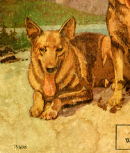 Load image into Gallery viewer, 1927 Rin Tin Tin Story Book Cover POSTER! (up to 24&quot; x 36&quot;) - Vintage - Antique - German Shepherd
