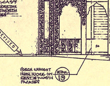 Load image into Gallery viewer, Vintage Haunted Mansion Blueprint POSTER! (up to 24&quot; x 36&quot;) - Disneyland - Disney - Theme Parks - New Orleans Square - Doom Buggy - Ghosts
