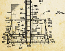 Load image into Gallery viewer, 1949 FIRST Zamboni Patent Art POSTER! (up to 24&quot; x 36&quot;) - Hockey -Skating - Ice Rink
