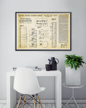 Load image into Gallery viewer, 1933 Disney Animated Music Patent POSTER! (up to 24&quot; x 36&quot;) - Movies - Film - Art
