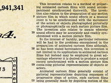 Load image into Gallery viewer, 1933 Disney Animated Music Patent POSTER! (up to 24&quot; x 36&quot;) - Movies - Film - Art
