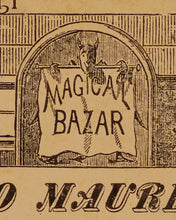 Load image into Gallery viewer, 1884 Magic Shop Catalogue Cover POSTER! (up to 24&quot; x 36&quot;) - Magician - Tricks - Halloween
