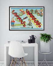 Load image into Gallery viewer, 1943 Chutes &amp; Ladders Board Game Box POSTER! (up to 24 x 36 inches) - Vintage - Kids
