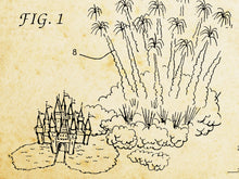 Load image into Gallery viewer, Mickey FIREWORKS Display Patent POSTER! (up to full-size 24 x 36) - Disneyland - Disney World - Magic Kingdom - Theme Park - Patents - Gifts

