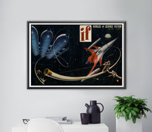 Load image into Gallery viewer, 1954 Science Fiction POSTER! (up to 24&quot; x 36&quot;) - Space Station - Astronauts - Spaceship
