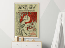 Load image into Gallery viewer, Vintage Mr. Mocker Children&#39;s Book POSTER! (up to 24&quot;x36&quot;) - Vintage - Mockingbird - Thornton W. Burgess - Reading - Bedtime Story - Birds
