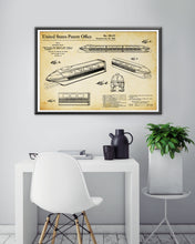 Load image into Gallery viewer, Disneyland Monorail Patent POSTER! (up to 24&quot; x 36&quot;) - Mark I (1959-1961) - People Mover
