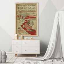 Load image into Gallery viewer, 1914 Peter Cottontail Children&#39;s Book POSTER! - Vintage - Thornton W. Burgess - Reading
