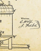 Load image into Gallery viewer, 1873 Louis Pasteur BREWING BEER &amp; Ale Patent POSTER! - Fermentation - Vintage
