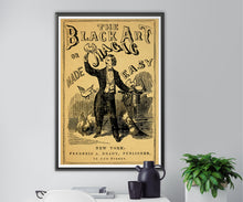 Load image into Gallery viewer, 1869 The Black Art / Magic Made Easy BOOK POSTER! (up to 24&quot; x 36&quot;) - Magician - Dark Arts
