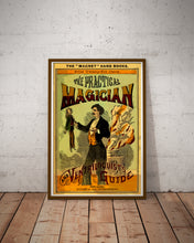 Load image into Gallery viewer, 1876 Magician&#39;s and Ventriloquist&#39;s Guide POSTER! (up to 24&quot; x 36&quot;) - Illusion - Victorian
