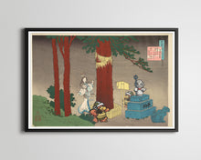 Load image into Gallery viewer, Tanooki Mario Hokusai Painting! - Original POSTER! (up to 24&quot; x 36&quot;) - Super Mario Bros. 3 - Nintendo - Sledge Bros. - Brothers - Raccoon
