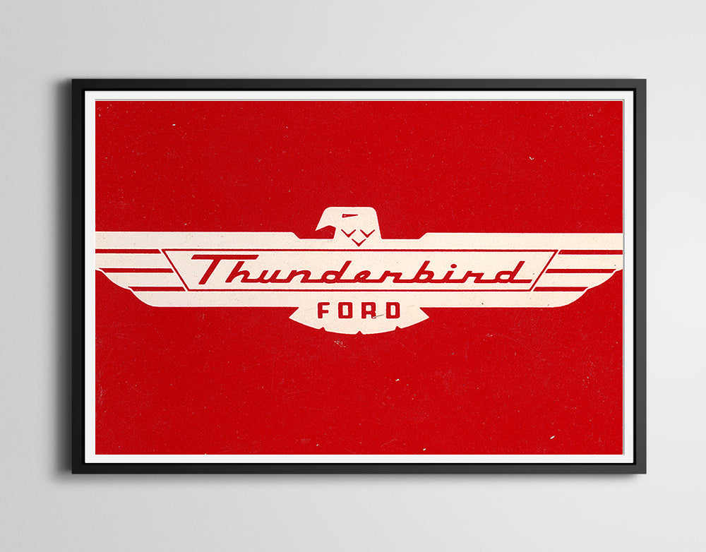 1955 Ford Thunderbird Manual POSTER! - Wall Art - Vintage Style