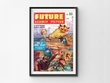 Load image into Gallery viewer, 1957 Vintage Sci-Fi POSTER! (up to 24 x 36) - Science Fiction - Space - Aliens - Cats - Art
