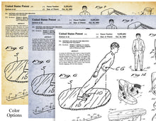 Load image into Gallery viewer, 1949 FIRST Zamboni Patent Art POSTER! (up to 24&quot; x 36&quot;) - Hockey -Skating - Ice Rink

