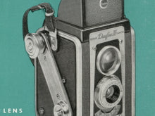 Load image into Gallery viewer, 1950&#39;s Duaflex Camera Manual POSTER! (up to 24 x 36 inches) - Kodak - Teal - Film - Photos
