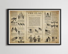 Load image into Gallery viewer, 1923 United States Flag Code POSTER! (up to 24&quot; x 36&quot;) - American - Display Rules
