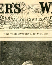 Load image into Gallery viewer, 1888 Harper&#39;s Weekly BASEBALL Cover POSTER! (up to 24&quot; x 36&quot;) - Vintage Style
