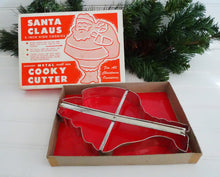 Load image into Gallery viewer, Vintage Santa Cookie Cutter Box POSTER! (up to 24 x 36) - Cooky - Antique - Baking
