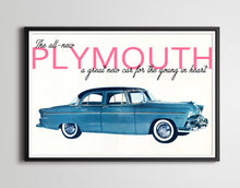 Load image into Gallery viewer, POSTER of a 1954 Plymouth Owner&#39;s Manual - Multiple Sizes - Classic Cars - Vintage
