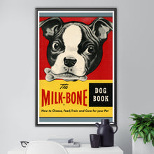 Load image into Gallery viewer, Vintage DOG POSTER! (up to 24&quot; x 36&quot;) - 1950&#39;s - Boston Terrier - Pop Art - Advertisement
