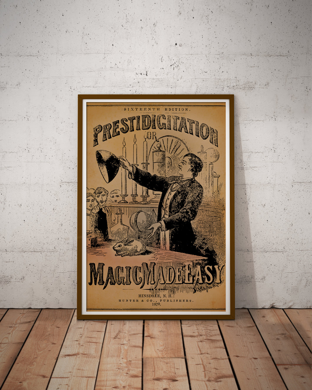 1870 Prestidigitation Magic POSTER! (up to 24