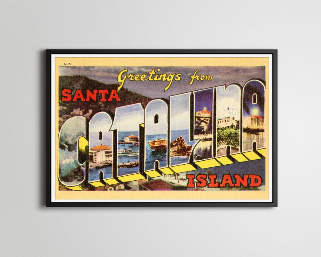 Santa Catalina Island Postcard POSTER! (24