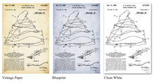 Load image into Gallery viewer, 1960 Disney MATTERHORN Patent Art POSTER! (up to 24&quot; x 36&quot;) - Fantasyland - Tomorrowland - Disneyland - Vintage - Bobsleds - Blueprint
