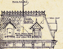 Load image into Gallery viewer, Vintage DISNEYLAND Train Station Blueprint POSTER! (up to 24&quot; x 36&quot;) - 1955 - Disney - Main Street USA - Patent Art - Attraction - Rides
