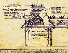 Load image into Gallery viewer, Vintage DISNEYLAND Train Station Blueprint POSTER! (up to 24&quot; x 36&quot;) - 1955 - Disney - Main Street USA - Patent Art - Attraction - Rides
